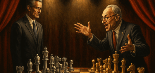 Shutdown Chess: Thune Plays for Time While Schumer Plays Theater